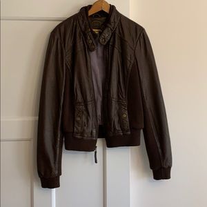 Anthropology Idra soft leather jacket M